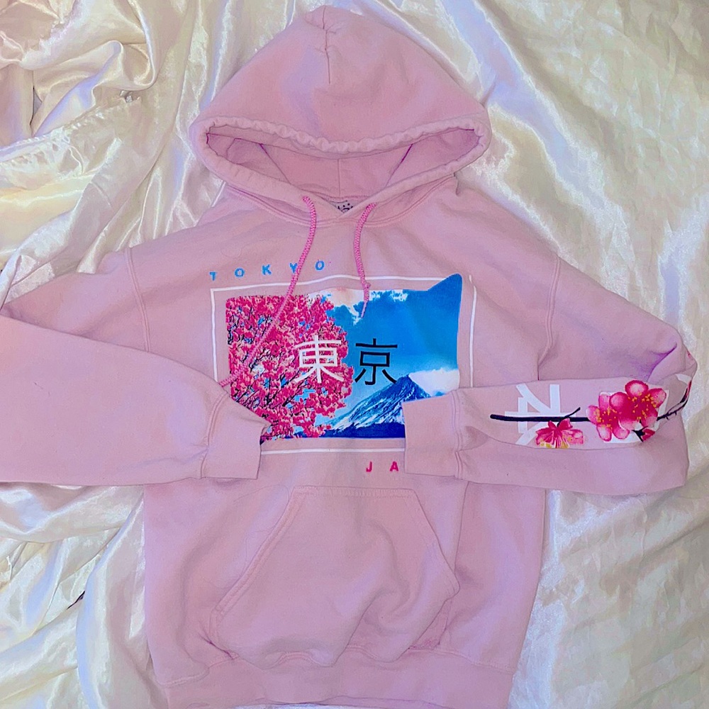 Tokyo Japan Popular Poison Hoodie Pink